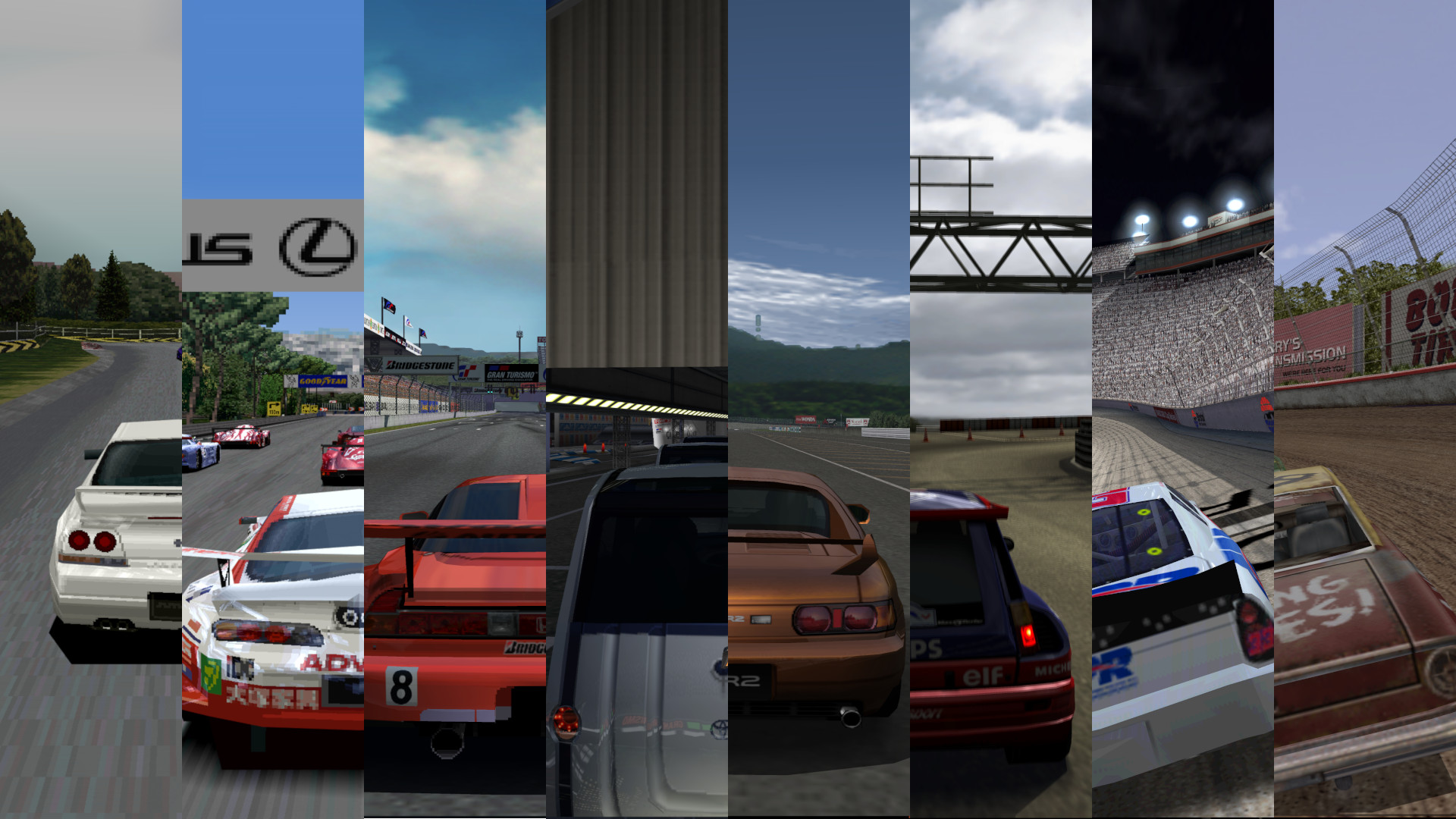 From being cheatsy in Gran Turismo 2, to looking great in CMS2K18