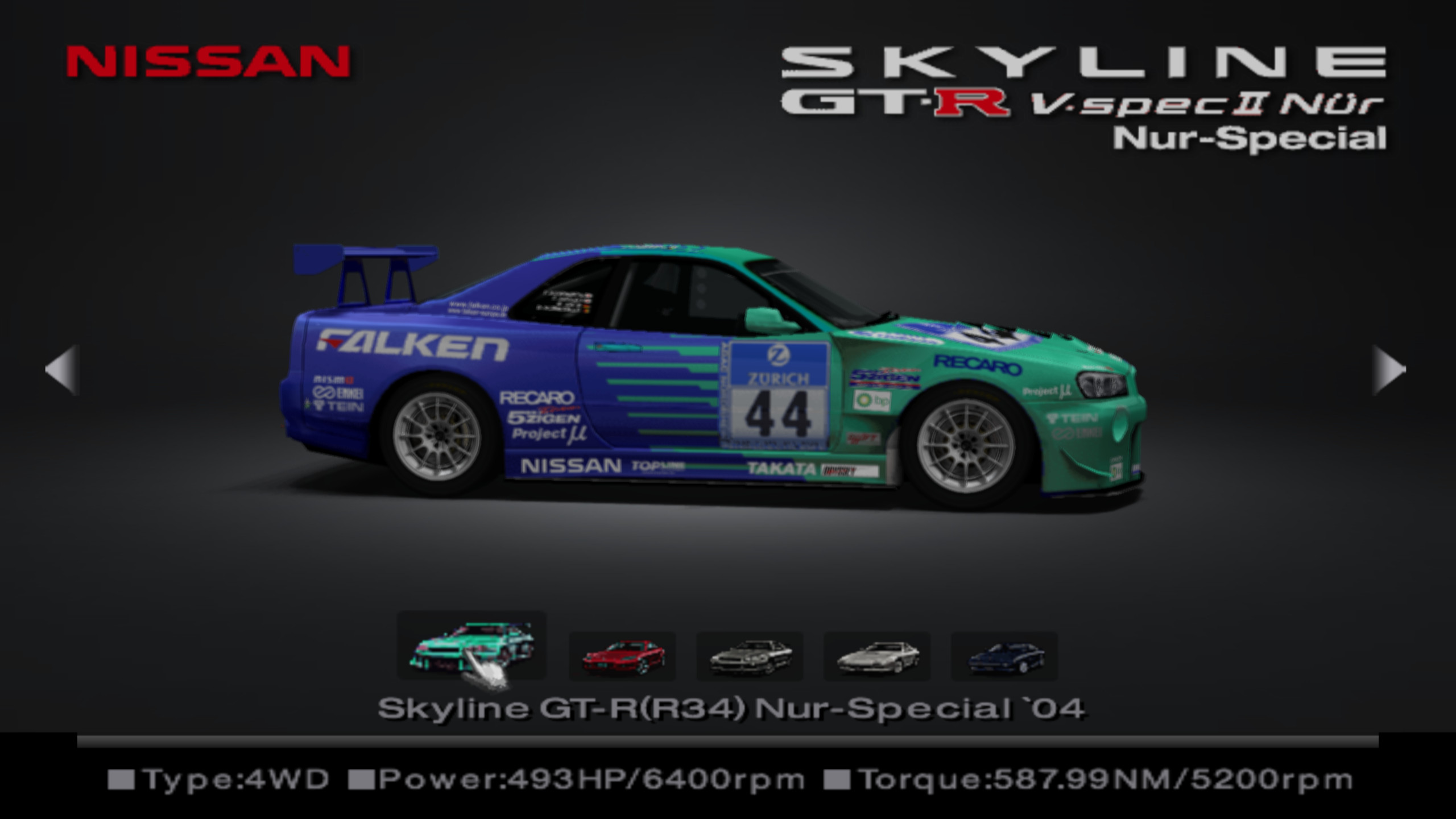 Gran Turismo 4 Gran Turismo Skyline GT-R Gameplay HD (PS2)