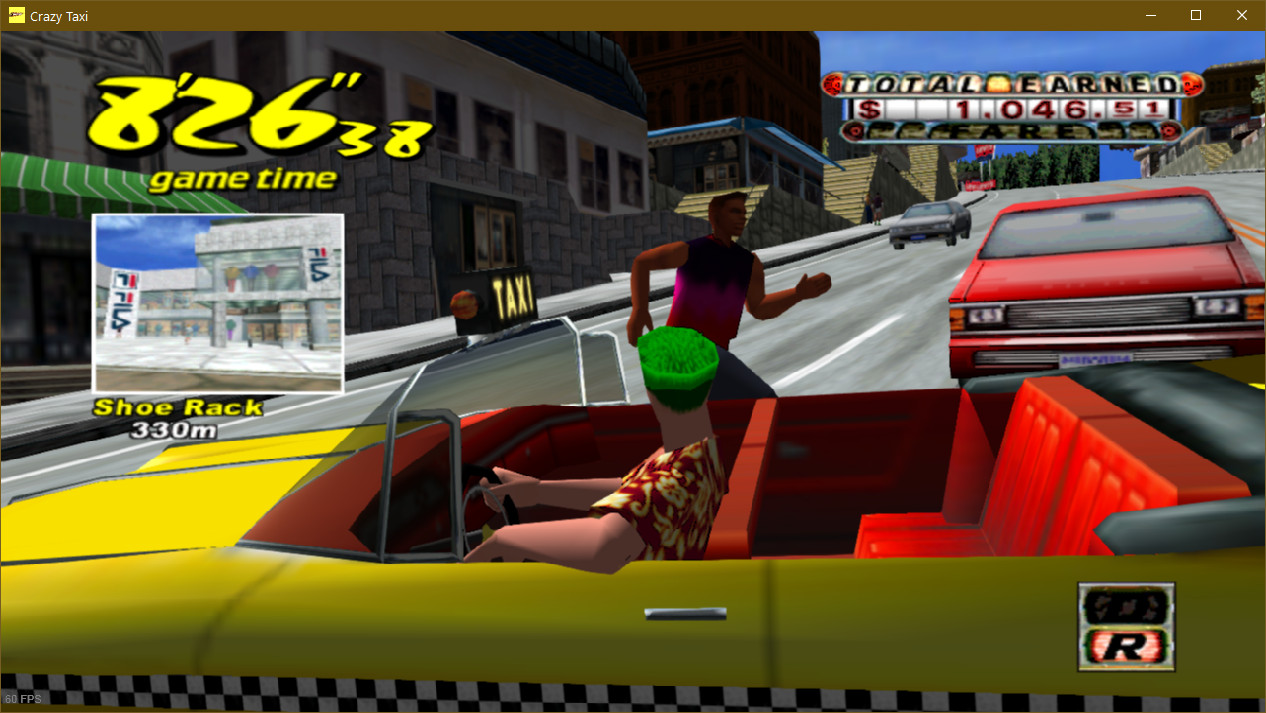 Dreamcast Restoration 2.0 & SilentPatch for Crazy Taxi