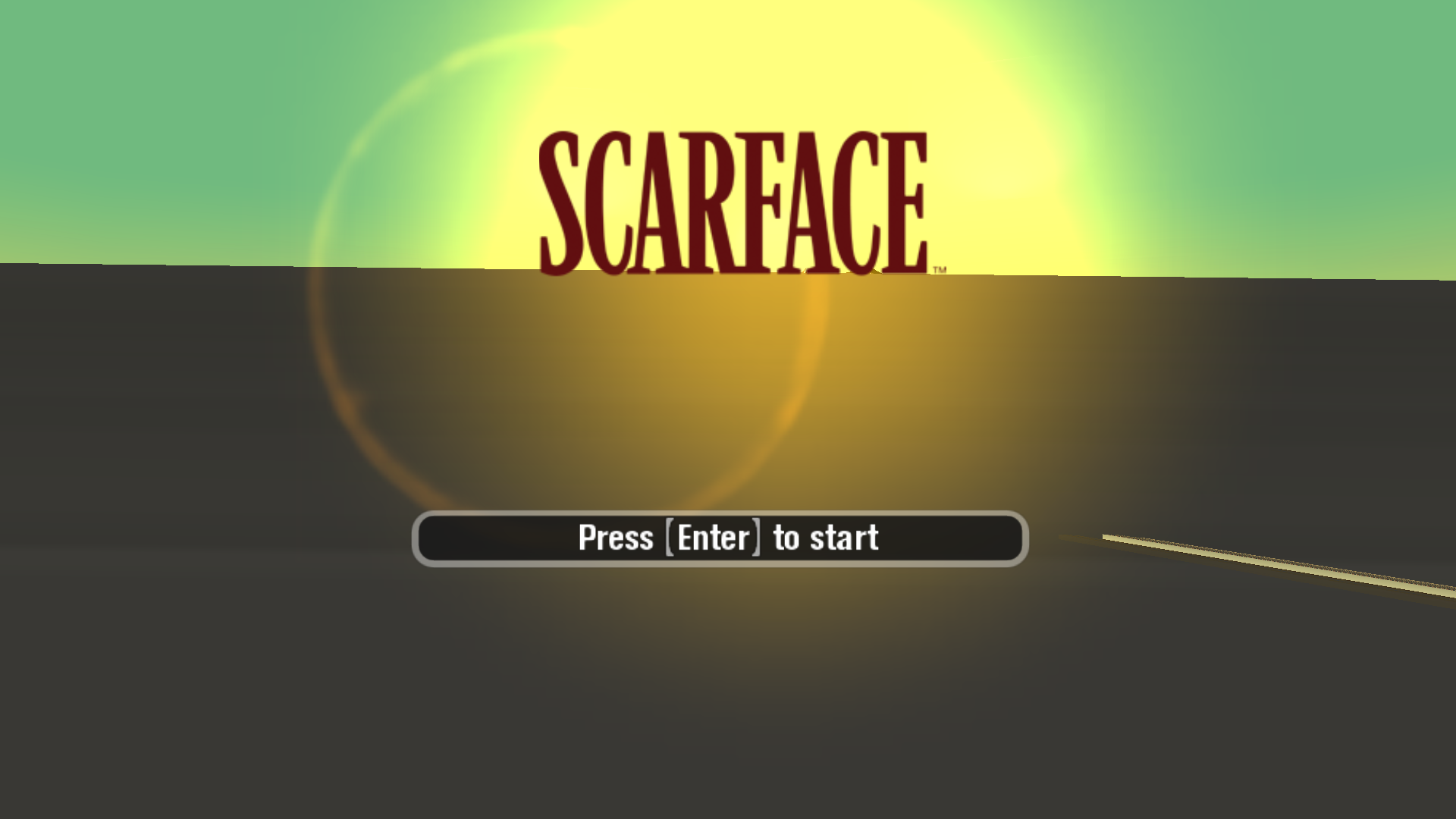 scarface the world is yours pc black screen